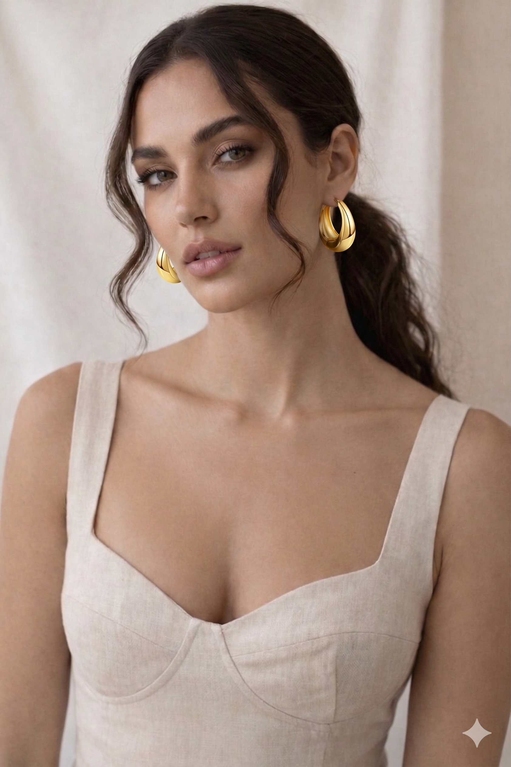 Zévora Luna Classic Hoop Earrings