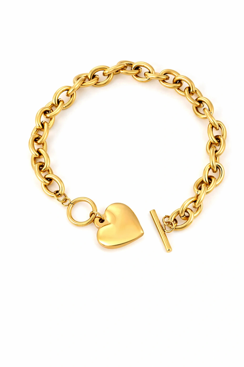 Heart Lock Chain Bracelet