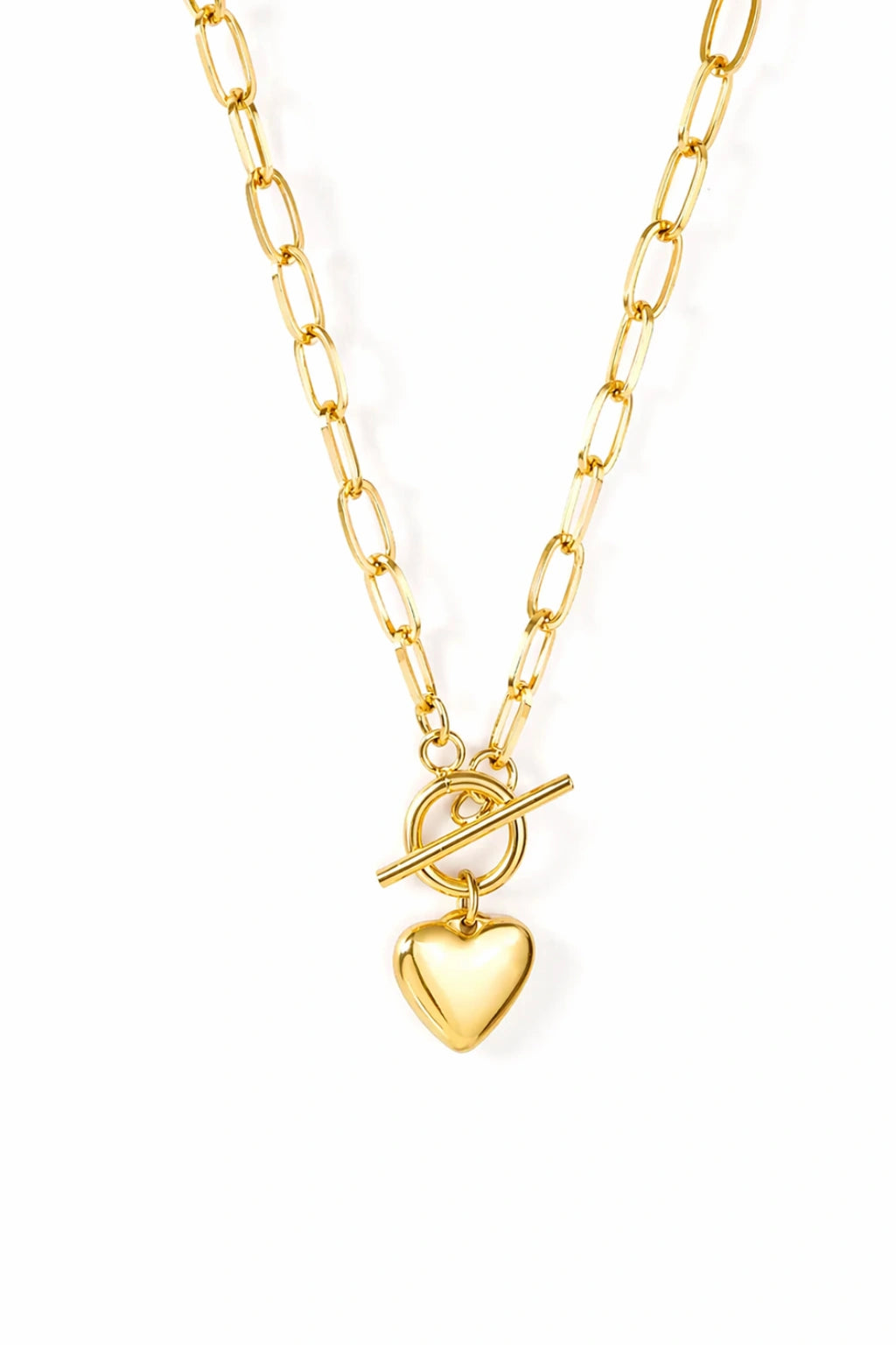 Heart Pendant Chain Necklace