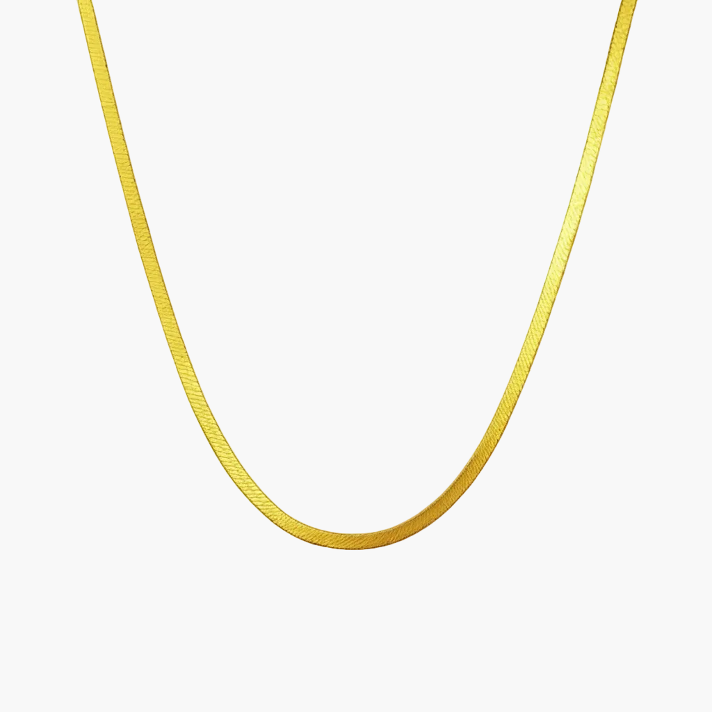 18K Gold Blade Chain Necklace β ZΓ©vora