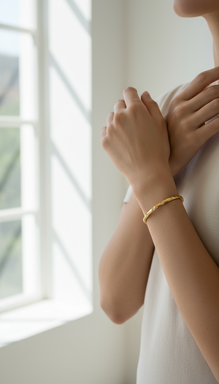 White Zircon Bracelet