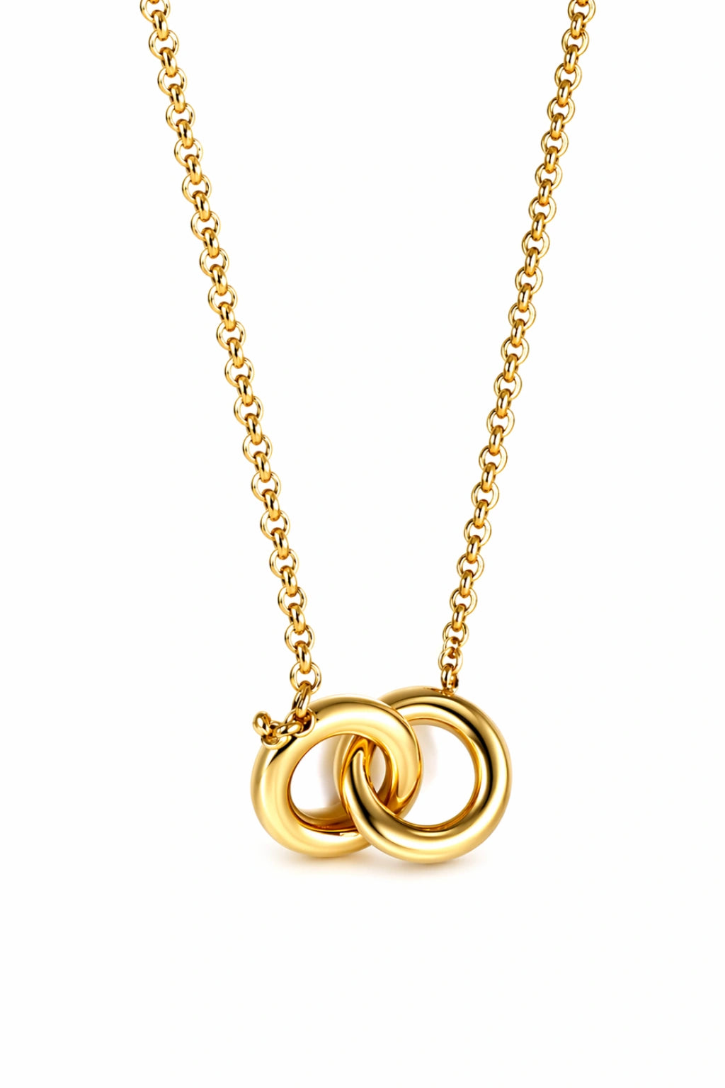 Interlocking Rings Necklace