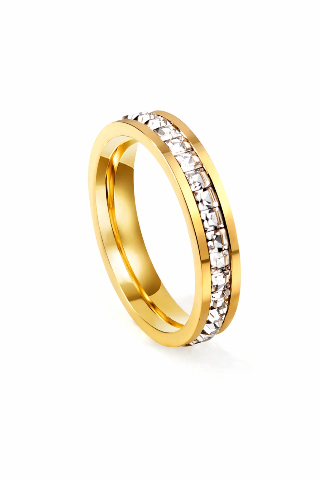 Offset Crystal Line Ring