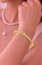 Radiant Harmony: Signature H Bangle