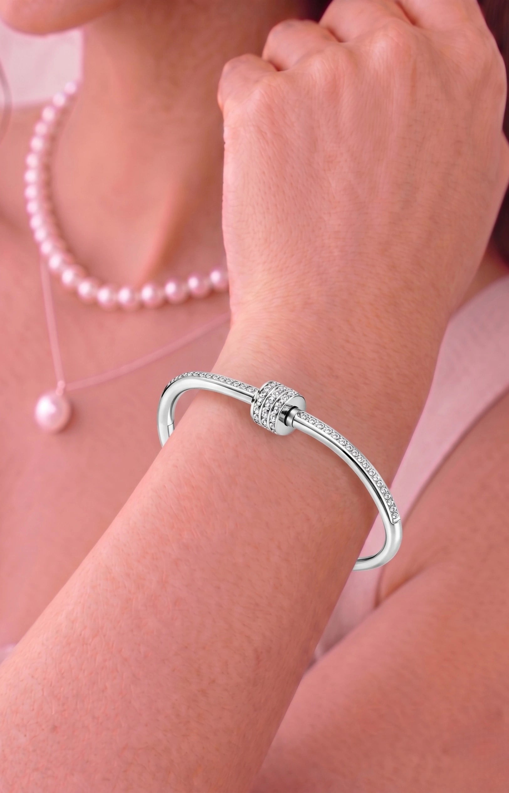 Timeless Sparkle Gold Plated Bangle