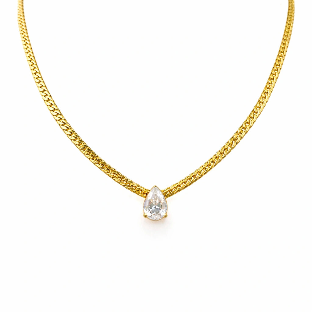 Vintage Pattern Chain Necklace