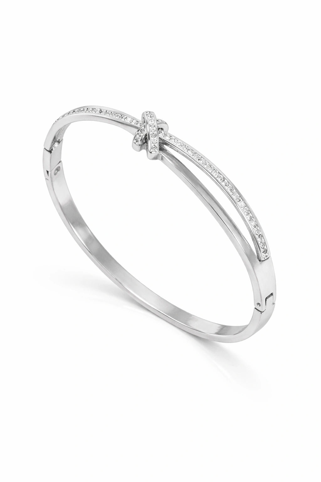 Enchanted Elegance: Bow Accent Bangle