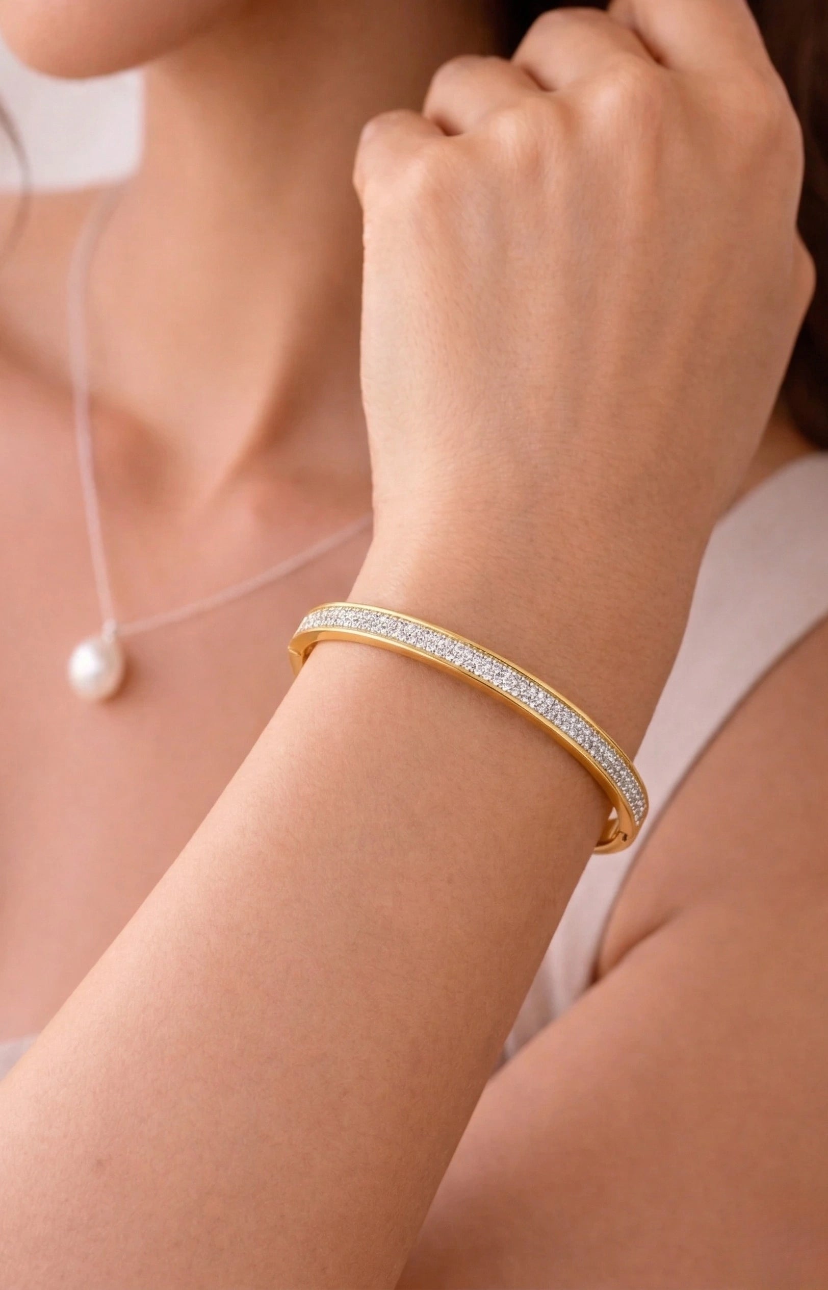 Sparkling Diamond-Detail Bracelet