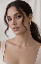 Zévora Aura Solid Hoop Earrings